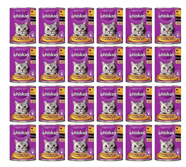 3. Amazon günün fırsatları devam ediyor! Whiskas Tavuklu 400 Gr x24, Kedi Yaş Mama