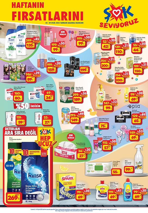 Head&Shoulders Şampuan Çeşitleri 135 TL