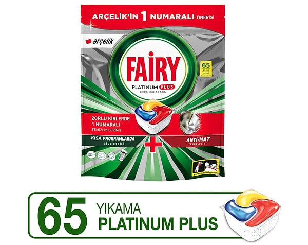 Parlak tabaklar ve mis gibi kokan bardaklar için Finish Platinum avantajlı paket indirimde!