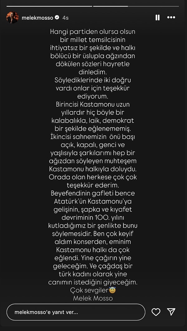 Mosso'nun açıklamasının tamamını okumak isteyenler 👇️