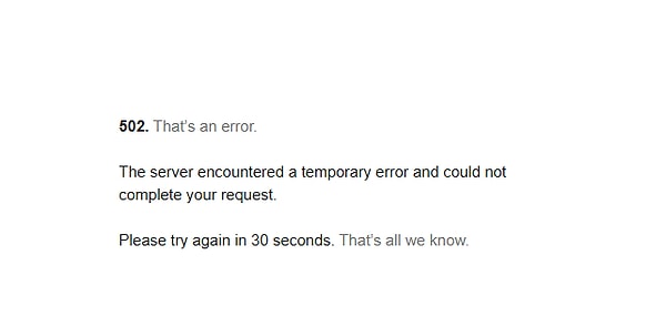 Google'da arama yapmak isteyenler ya da Google.com 'a girmek isteyenler hatayla karşılaştı.