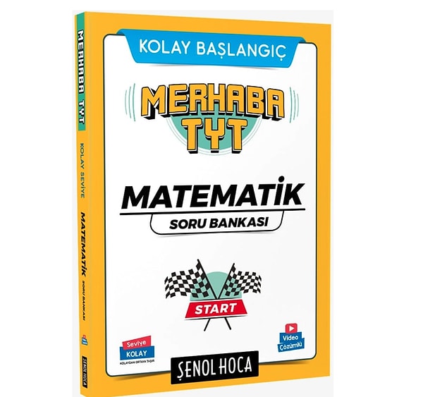 12. Şenol Hoca Yayınları Merhaba Tyt Matematik Soru Bankası Kolay Başlangıç