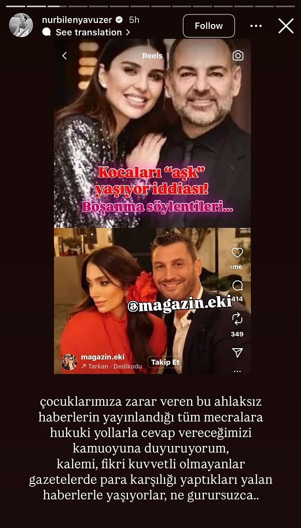 İddialar kısa sürede büyüyünce İşte Benim Stilim'deki jüriliğiyle adından bahsettiren Nur Bilen Yavuzer'den açıklama gecikmedi.