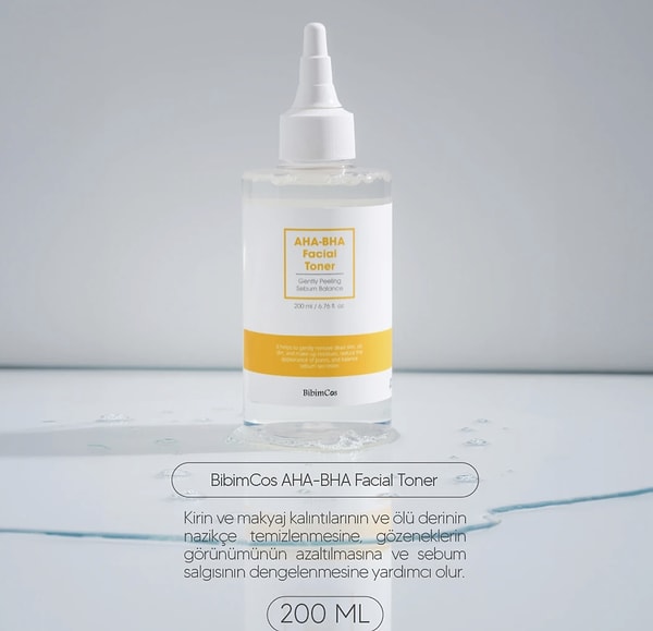 Bibimcos AHA-BHA Facial Toner 200ml New Version