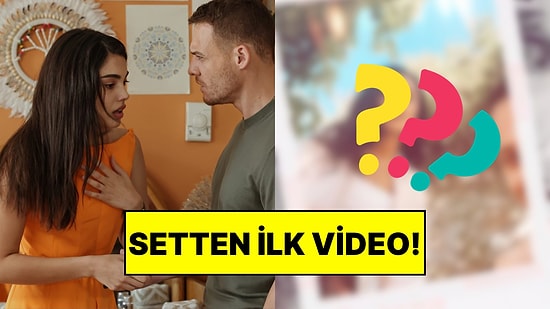 Çarpıntı Dizisiyle Buluşan Kerem Bürsin ve Lizge Cömert Setten Video Paylaşımlarıyla Hayranları Coşturdu