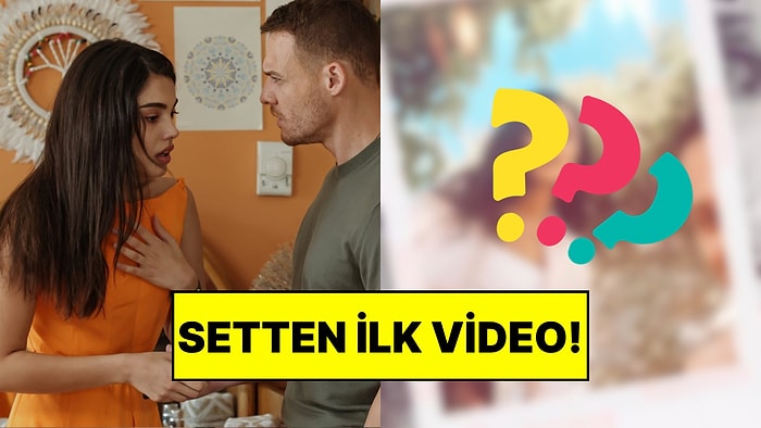 Çarpıntı Dizisiyle Buluşan Kerem Bürsin ve Lizge Cömert Setten Video Paylaşımlarıyla Hayranları Coşturdu