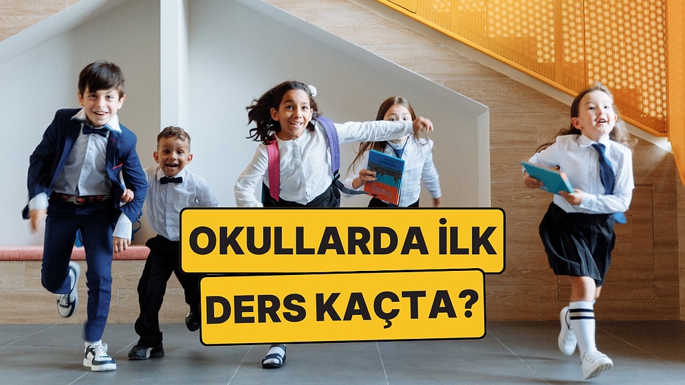 Okullarda İlk Ders Kaçta Başlıyor? 8 Eylül Pazartesi Günü İstanbul'da Dersler Kaçta Başlıyor?