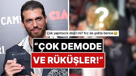 Venedik Film Festivali'ne Sevgilisiyle Uyumlu Kombinleriyle Katılan Can Yaman'ın Hareketleri Dile Düştü