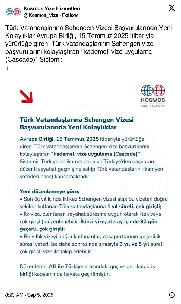 Yapılan paylaşımda şu ifadeler yer aldı: