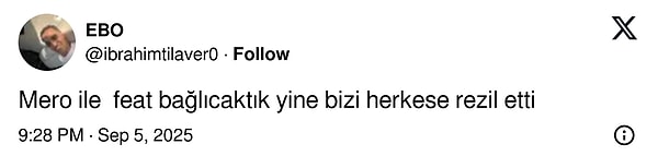 Ego gündem olan anların ardından bu paylaşımda bulundu.