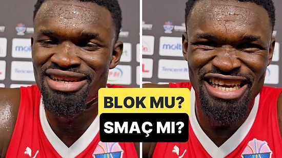 Pota Altında Uçan Kuşu Bile Bloklayan Adem Bona'nın Blok mu Smaç mı Sorusuna Sempatik Cevabı