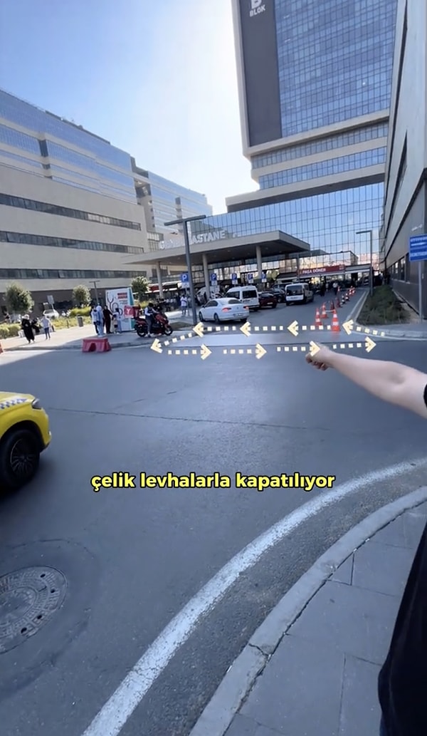 Bir içerik üreticisi, şehir hastanelerinin dışındaki çelik levhaların ne işe yaradığını açıkladı.