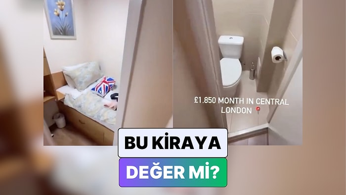 Klostrofobisi Olan İzlemesin: Bir Kadın Londra'nın Merkezinde 1850 Pound Kira Ödediği Evini Gezdirdi