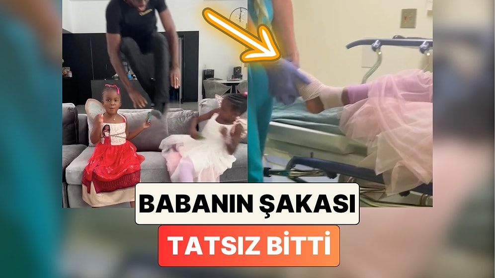 Soluğu Hastanede Aldılar: Bir Babanın Minik Kızlarına Yaptığı Şaka Tatsız Bitti