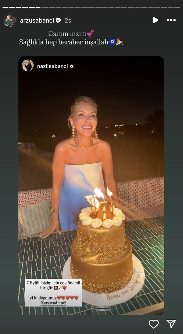 Ardından birlikte verdikleri bir pozu paylaşarak, “Bana kayınvalideden öte anne oldunuz. Sizi çok seviyorum” sözlerini kullandı.