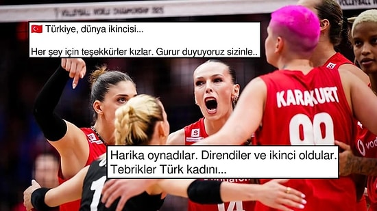 Gönüllerin Şampiyonu: Filenin Sultanları Dünya İkincisi Oldu, Destek Mesajları Art Arda Geldi!