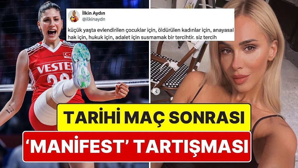 Eski Voleybolcu Duygu Bal ile Filenin Sultanları’nın Yıldızı İlkin Aydın Arasında 'Sosyal Medya' Tartışması