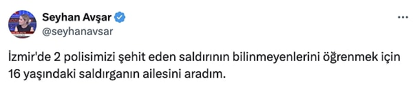 Avşar'ın paylaşımı şöyle;