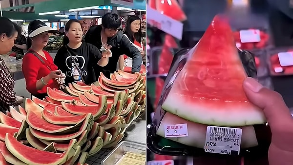 Japonya'daki marketlerde, pazarlarda karpuz kabukları satıldığını görürseniz şaşırmayın!