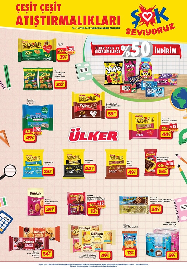 Çeşit Çeşit Atıştırmalıklar