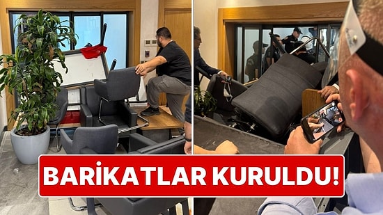 Gürsel Tekin Kayyum Olarak CHP İl Binasına Girdi: CHP'liler Barikat Kurdu