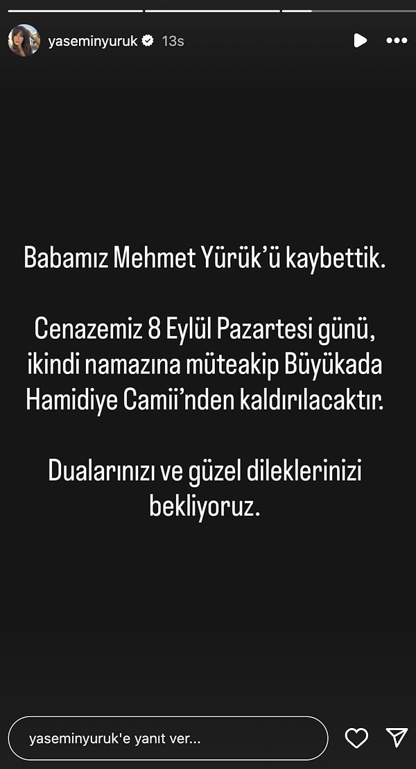 Ancak Yasemin Yürük, bu kez çok üzücü bir haberle gündeme geldi.