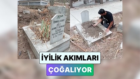 İyilik Akımları Giderek Artıyor: İki Kardeş Takipçileri İçin Mezar Temizlemeye Başladı