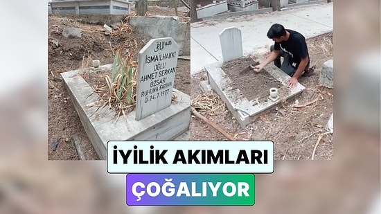 İyilik Akımları Giderek Artıyor: İki Kardeş Takipçileri İçin Mezar Temizlemeye Başladı