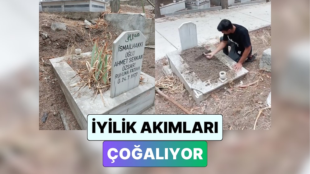 İyilik Akımları Giderek Artıyor: İki Kardeş Takipçileri İçin Mezar Temizlemeye Başladı