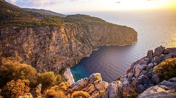 5. Butterfly Valley: A Peaceful Sunset in the Embrace of Nature