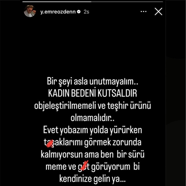 Yunus Emre'nin çirkin yorumu sosyal medya kullanıcılarının tepkisini çekti.