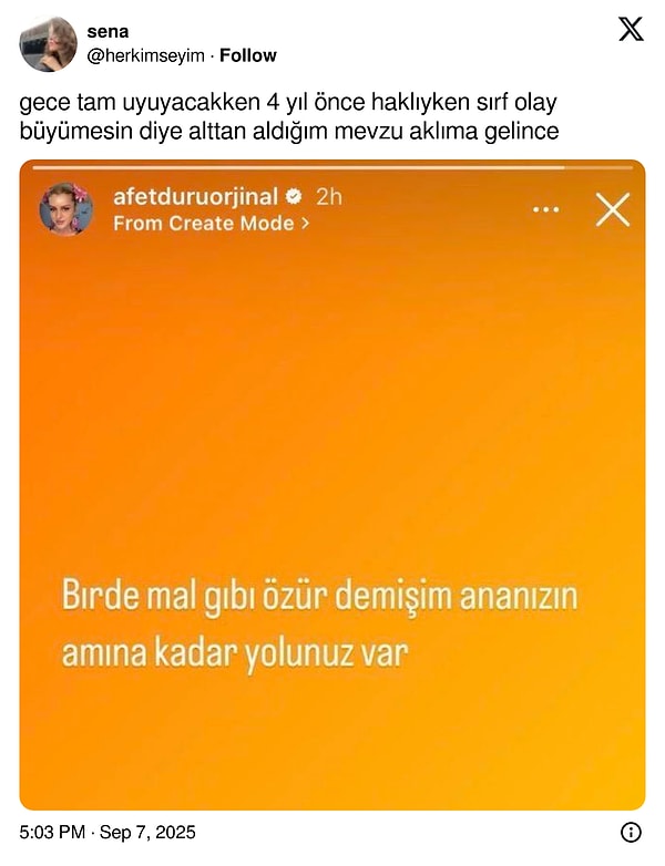 Tatsızlık seviyesi bambaşka.