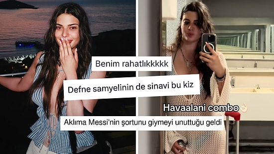 Havalimanına Bikinili Gelen Derin Talu Ortalığı Fena Karıştırdı
