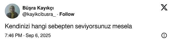 Kendi iç dünyamıza dönmemizi sağlayan o paylaşım şu şekildeydi;