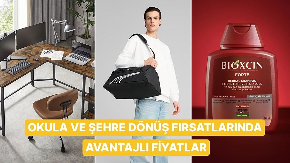 Okula ve Şehre Dönüş İndirimlerinde Yılın En Düşük Fiyat Kampanyası Başladı!