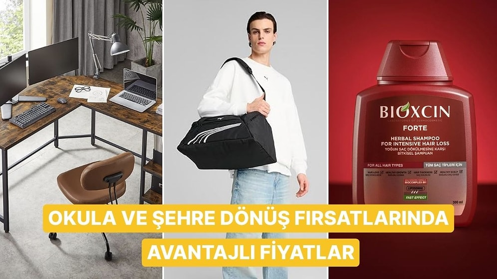 Okula ve Şehre Dönüş İndirimlerinde Zamanı Geri Saran Fiyatlar Başladı!