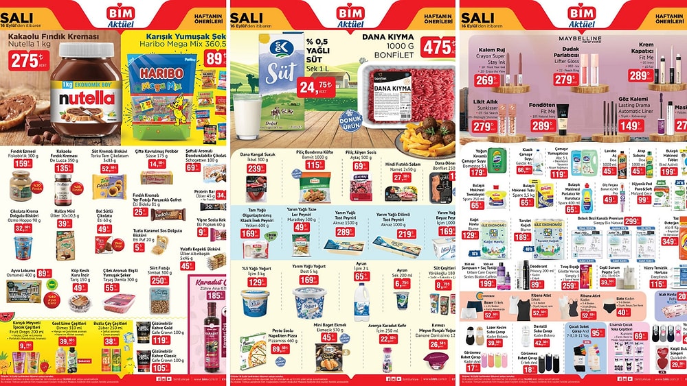 16 Eylül 2025 BİM Aktüel Haftanın Önerileri Kataloğu
