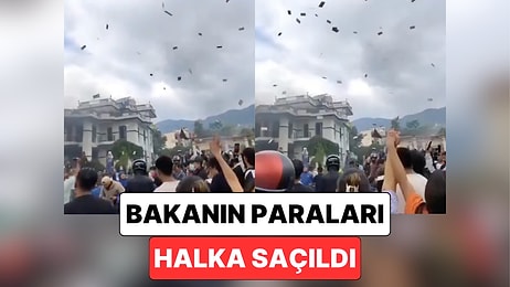 Nepal’de Tansiyon Zirvede: Protestocular Bakanın Evini Bastı Paralarını Halka Saçtı