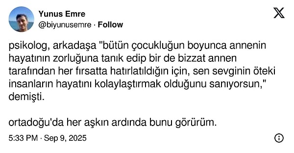 "Sevginin insanların hayatını kolaylaştırmak olduğunu sanıyorsun..."👇