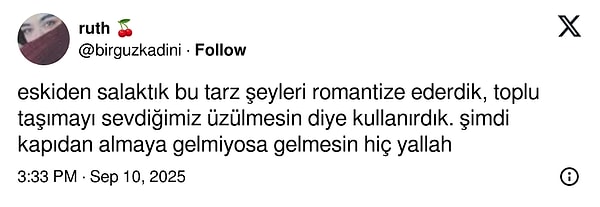 Oldu mu şimdi bu: "Eskiden salaktık bu tarz şeyleri romantize ederdik"👇