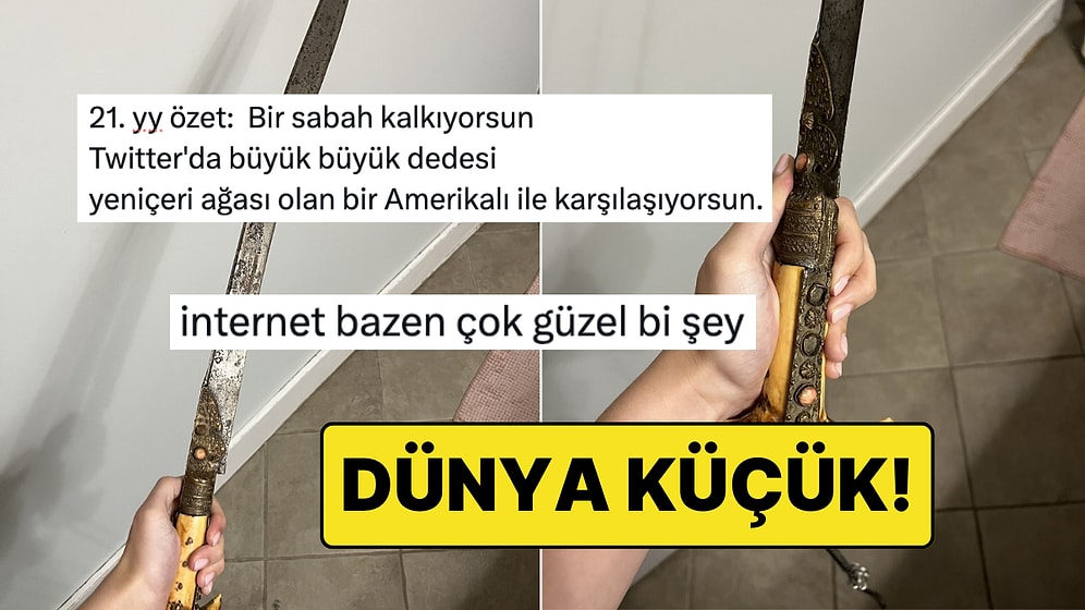Yabancı Bir Kişi, Ailesinden Miras Kalan 18. Yüzyıla Ait Türk Kılıcını Paylaştı