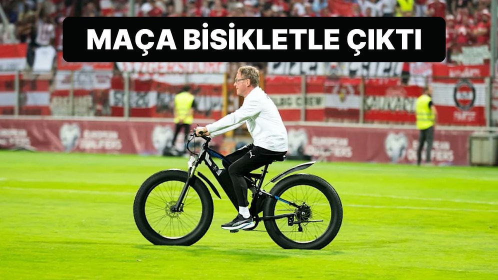 Alman Teknik Direktör Ralf Rangnick Maça Neden Bisikletle Çıktı?