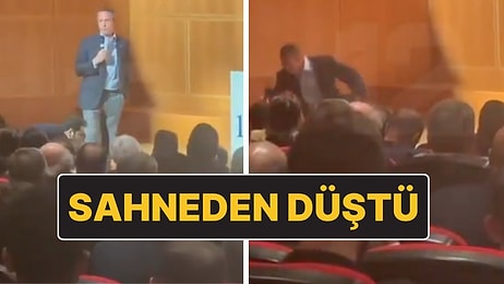 Ali Koç’un Talihsiz Anı: Konuşma Yaparken Sahneden Düştü