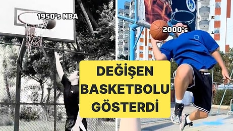 Mersin'deki Bir Genç, 1950'den 2025'e Basketbolun Dönüşümünü Video ile Gösterdi