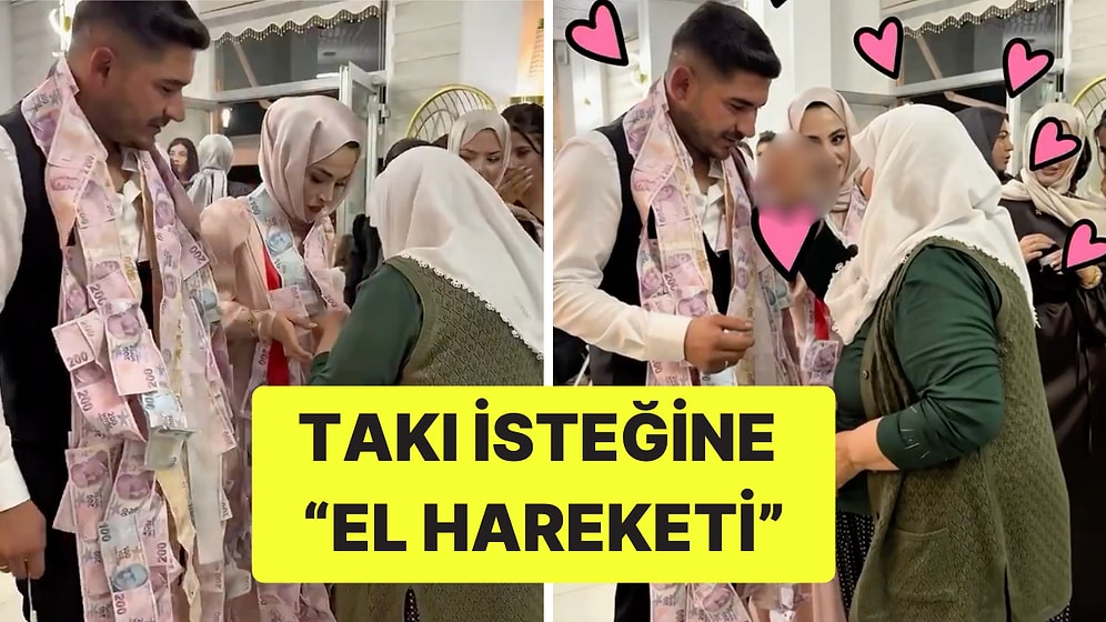 Takı Merasiminde Damada El Hareketi Çeken Teyzenin Güldüren Anları