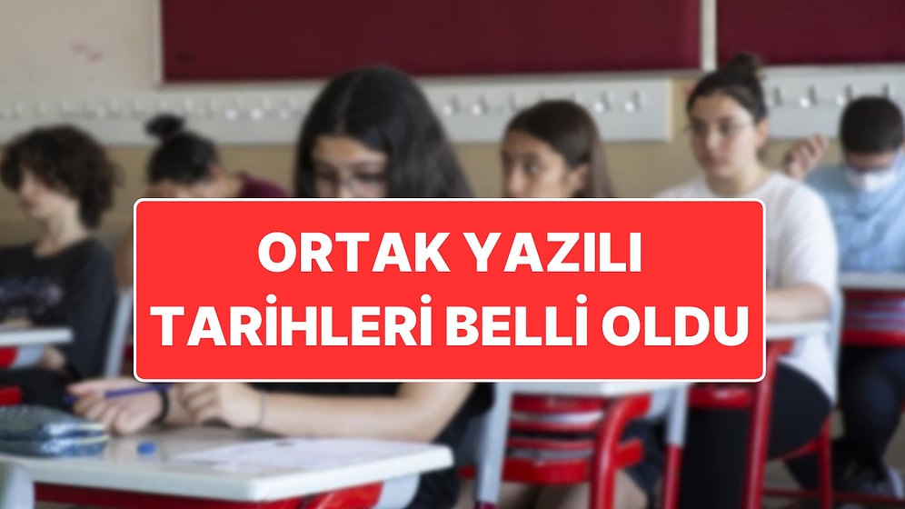 MEB Duyurdu: Ortaokul ve Liselerde Ortak Yazılı Sınav Tarihleri Belli Oldu