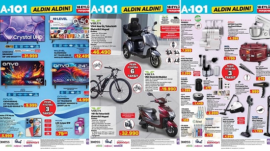 A101'e Buharlı Temizleyici Geliyor! 18 Eylül 2025 A101 Aldın Aldın Kataloğu