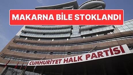 CHP Genel Merkezi'nde Mutlak Butlan Hazırlığı İddiası: Gaz Maskesi, Makarna, Bisküvi ve Limon Stoklandı!