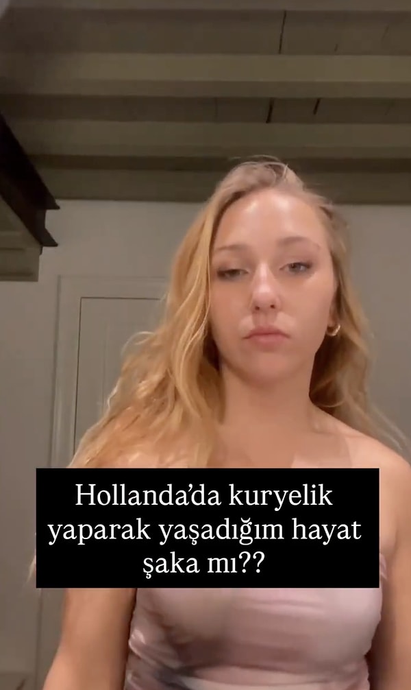 Sosyal medyada yaptığı paylaşımla gündem olan Hollanda’da yaşayan bir Türk kadın, kuryelik yaparak nasıl geçindiğini anlattı.