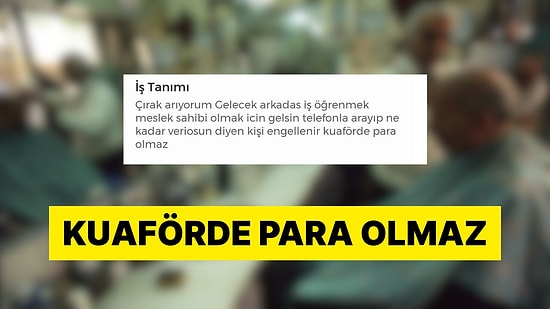 İstanbul Bağcılar'da Çırak İlanı Veren Berber Tepki Çekti